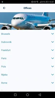 Croatia Airlines android App screenshot 0